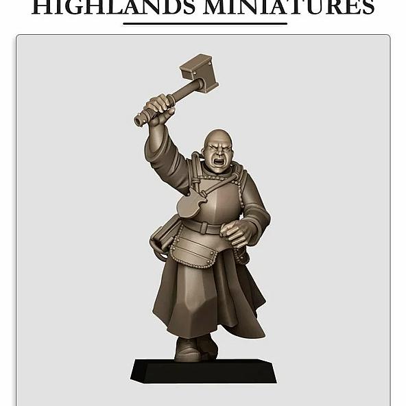  Sunland Battle Priest 1 - 3D Printed in Multiple Materials - View 1 | MoltenHub