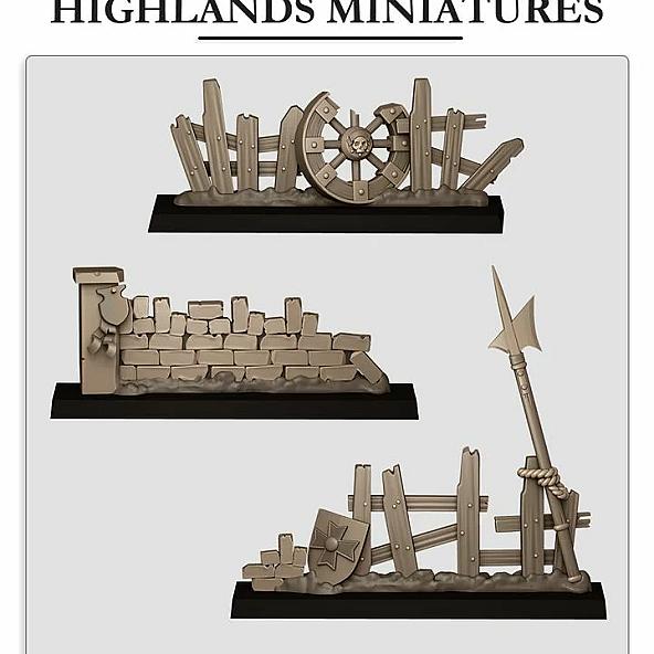 Sunland Barricades - 3D Printed in Multiple Materials - View 1 | MoltenHub
