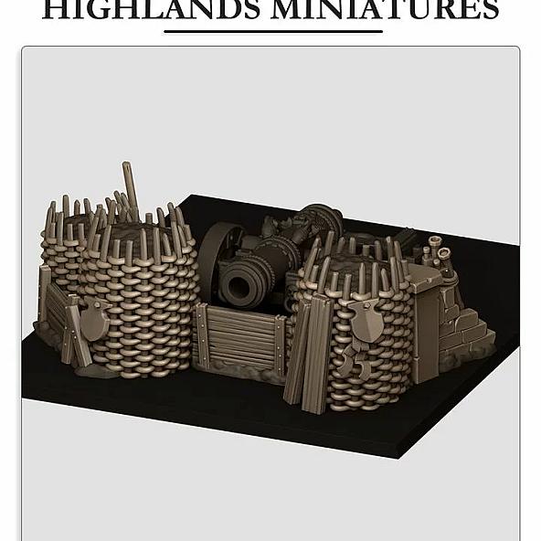 Sunland Barricade - 3D Printed in Multiple Materials - View 1 | MoltenHub