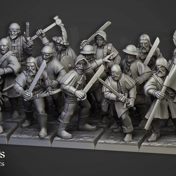 State Militia - 3D Printed in Multiple Materials - View 1 | MoltenHub
