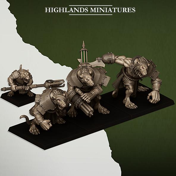 Ratgors and Ratgor Master - 3D Printed in Multiple Materials - View 1 | MoltenHub