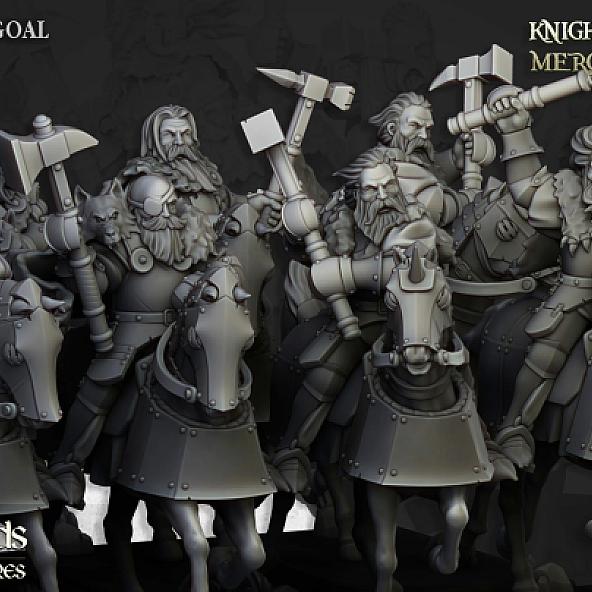 Mergenheim Knights - 3D Printed in Multiple Materials - View 1 | MoltenHub