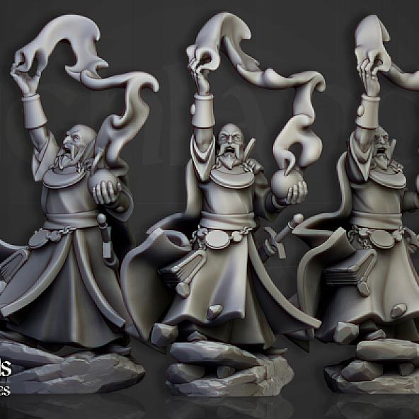 Mage of Cosmology - 3D Printed in Multiple Materials - View 1 | MoltenHub