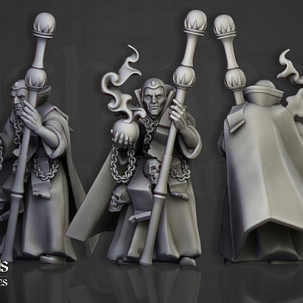 Mage of Darkness - 3D Printed in Multiple Materials - View 1 | MoltenHub