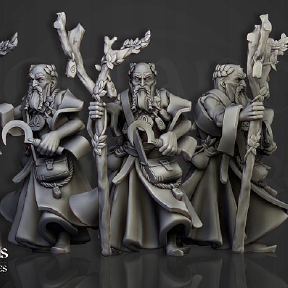 Mage of Nature - 3D Printed in Multiple Materials - View 1 | MoltenHub