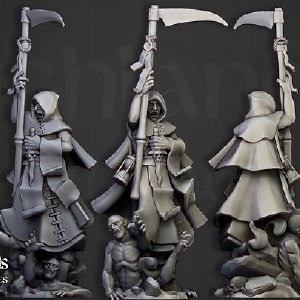 Mage of Necromancy - 3D Printed in Multiple Materials - View 1 | MoltenHub