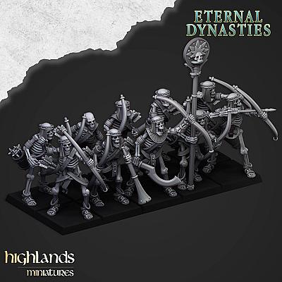 Ancient Skeletons with Bows