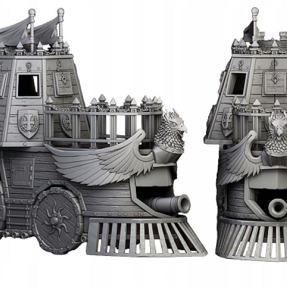 The Iron Opinicus - 3D Printed in Multiple Materials - View 1 | MoltenHub