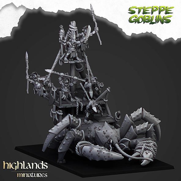 Coast Goblins on Big Crab - 3D Printed in Multiple Materials - View 1 | MoltenHub