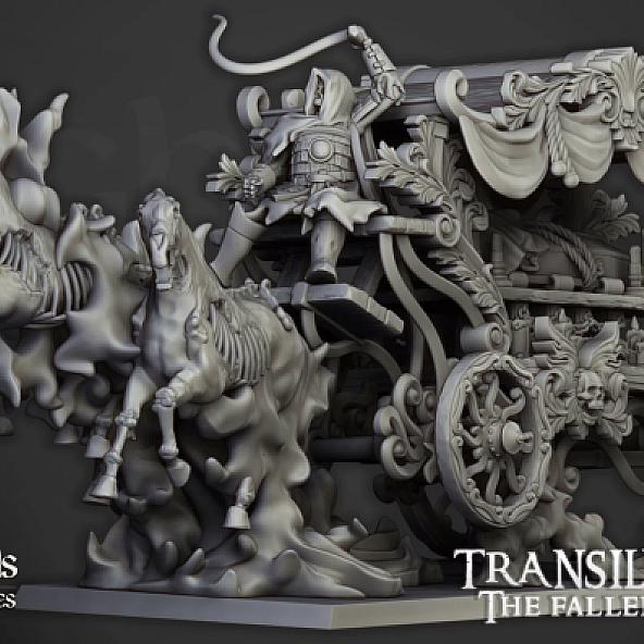 Undead Boyar Chariot - 3D Printed in Multiple Materials - View 1 | MoltenHub