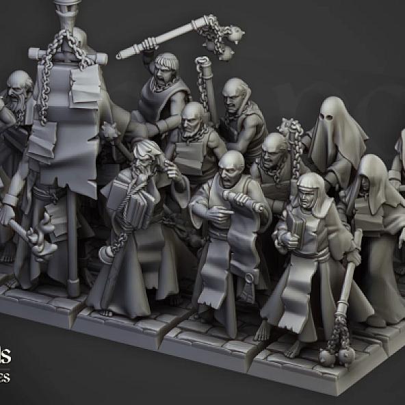 Fanatical Zealots - 3D Printed in Multiple Materials - View 1 | MoltenHub