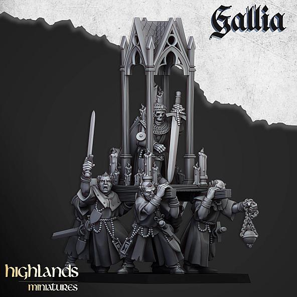 Gallia Reliquary - 3D Printed in Multiple Materials - View 1 | MoltenHub