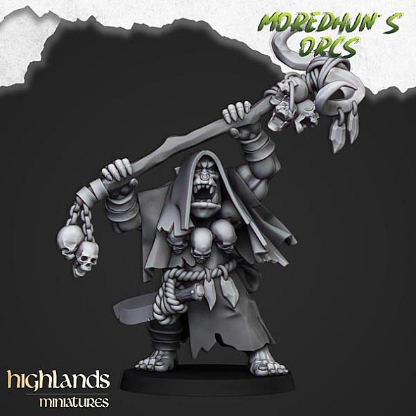 Great Orc Shaman - 3D Printed in Multiple Materials - View 1 | MoltenHub