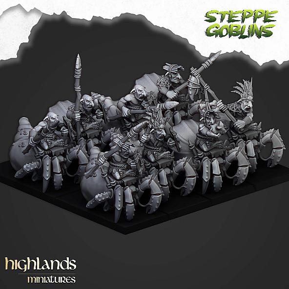 Mounted Coast Goblins - 3D Printed in Multiple Materials - View 1 | MoltenHub
