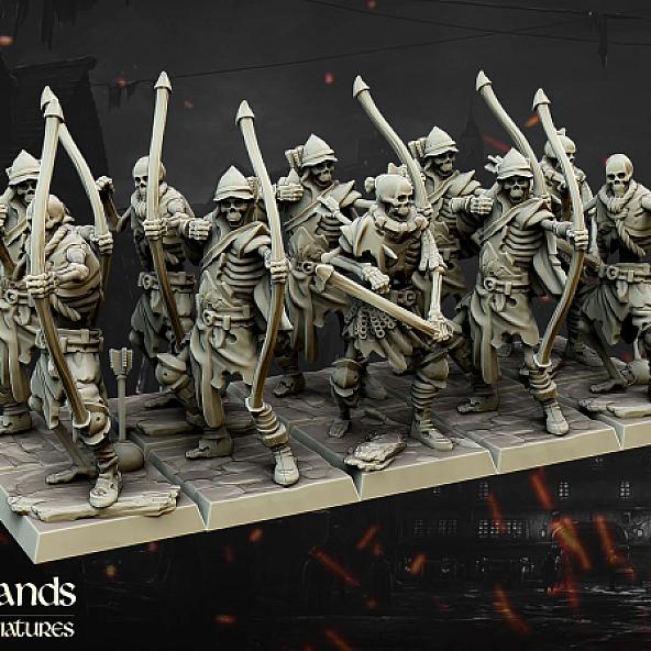 Undead Archers - 3D Printed in Multiple Materials - View 1 | MoltenHub