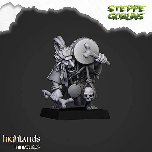 Steppe Goblin Shaman - 3D Printed in Multiple Materials - View 1 | MoltenHub