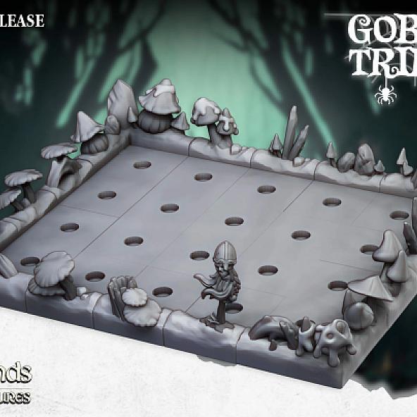 Swamp Movement Tray - 3D Printed in Multiple Materials - View 1 | MoltenHub