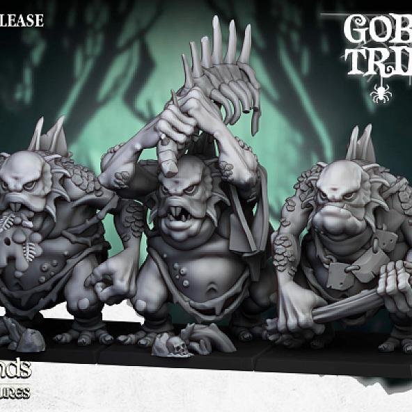 Swamp Trolls - 3D Printed in Multiple Materials - View 1 | MoltenHub