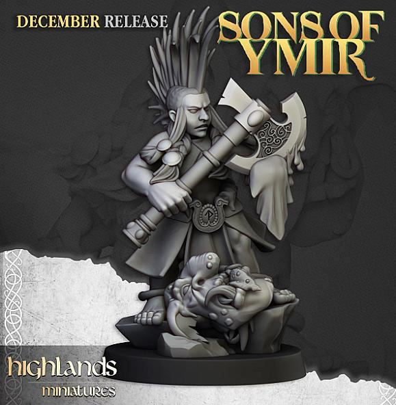 Female Dwarf Trollseeker - 3D Printed in Multiple Materials - View 1 | MoltenHub