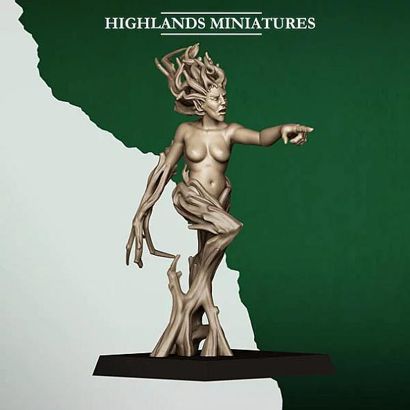 Dryad Spirit - 3D Printed in Multiple Materials - View 1 | MoltenHub