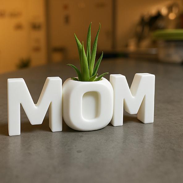 Mom Planter - 3D Printed in Multiple Materials - View 1 | MoltenHub