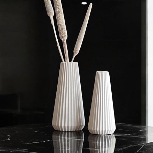 The Cone Vase - 3D Printed in Multiple Materials - View 1 | MoltenHub