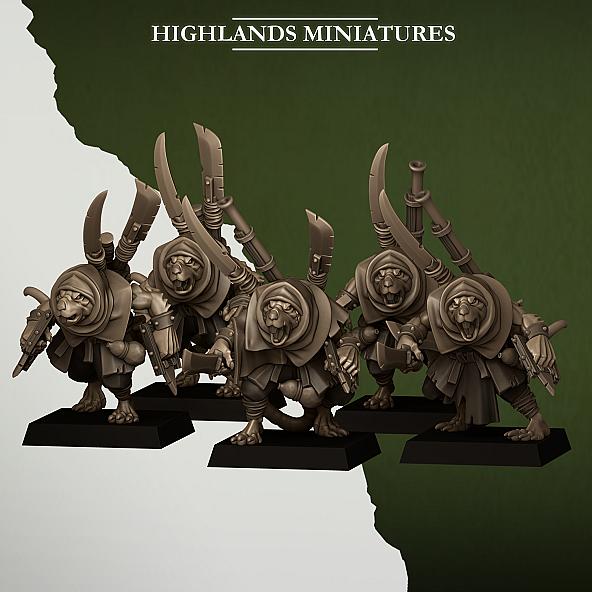 Sewer Vermin Smugglers - 3D Printed in Multiple Materials - View 1 | MoltenHub