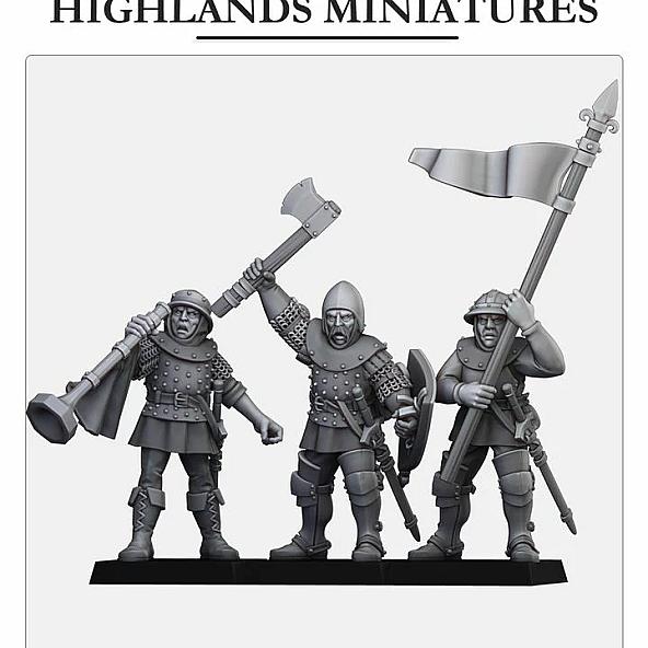 Gallia command group - 3D Printed in Multiple Materials - View 1 | MoltenHub